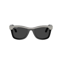 Ray-Ban RB2240 144248-50 Wayfarer Grey On Black / Black Polarised Lenses