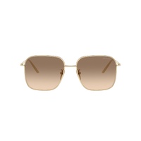 Prada PRC54SD ZVN50T-57 Pale Gold / Light Brown w Light Grey Gradient Lenses