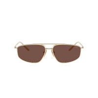 Prada PRC51S ZVN80T-58 Pale Gold / Black Chocolate Lenses