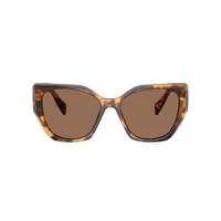 Prada PR19ZS 14L06B-55 Honey Tortoise / Dark Brown Lenses