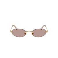 Miu Miu MUA54S 5AK20I-51 Gold / Light Purple Brown Lenses