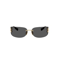 Miu Miu MUA51S 5AK5S0-75 Gold / Dark Grey Lenses