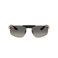 Ray-Ban RB3776M F12771-58 Scuderia Ferrari Collection Matte Rose Gold / Grey Gradient Lenses