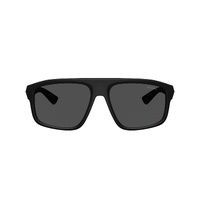 Prada Linea Rossa PSB02S 1BO06F-59 Matte Black / Dark Grey Lenses