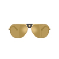 Versace VE2294 10025A-61 Gold / Brown Mirror Gold Lenses
