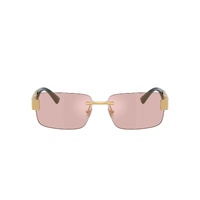 Versace VE2298 10021T-58 Gold / Pink Gold Mirror Lenses