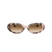 Ray-Ban RB2223 144951-54 Opal Pink Havana / Clear Brown Gradient Lenses