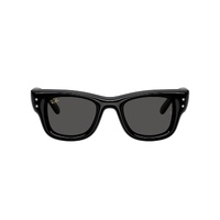 Ray-Ban RB4940B 686487-47 Wayfarer Puffer Black w Strass / Dark Grey Lenses