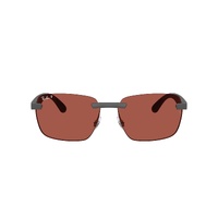 Ray-Ban RB4470CH 60171B-59 Sand Grey / Red Polarised Lenses