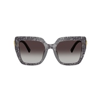 Dolce & Gabbana DG4538 34718G-54 Print Black Lace / Grey Gradient Lenses