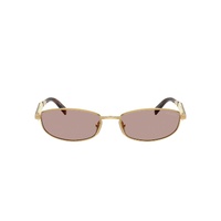 Prada PRD51S 5AK20I-55 Gold / Light Purple Brown Lenses