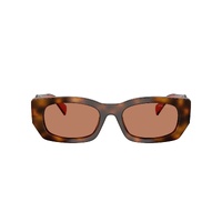 Prada PRB05S 01K90Q-53 Juniper Tortoise w Cotto / Brown Lenses