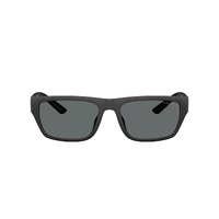Emporio Armani EA4267U 500181-57 Rubberised Matte Black / Dark Grey Polarised Lenses