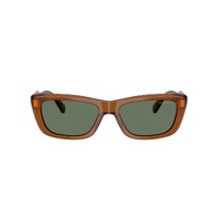 Miu Miu MUB12S 22I70L-56 Amber / Dark Green Lenses