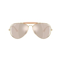 Ray-Ban The Outdoorsman By Dolce & Gabbana RB3029M 001/0V-54 Arista Gold / Clear Mirror White Gold Lenses