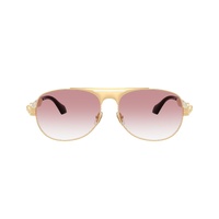 Versace VE2302 15233B-60 Gold / Clear Pink Gradient Lenses