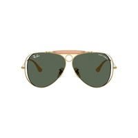 Ray-Ban The Shooter By Dolce & Gabbana RB3138M 001/71-54 Arista Gold / Dark Green Lenses