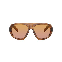 Prada PRC05S 25O04N-57 Brown Horn / Brown Pink Gradient Lenses