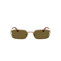 Miu Miu MUC50S 7OE09Z-52 Old Gold / Dark Brown Lenses