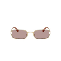 Miu Miu MUC50S ZVN20I-52 Pale Gold / Light Purple Brown Lenses