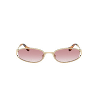 Miu Miu MUC51S ZVN70O-54 Pale Gold / Clear Pink Gradient Lenses