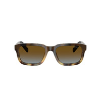 Prada PRD16S 22P0A4-55 Mahogany Tortoise Gradient / Blue Gradient Brown Lenses