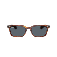 Ray-Ban RB2234 954/R5-53 Brunel Striped Havana / Dark Blue Lenses