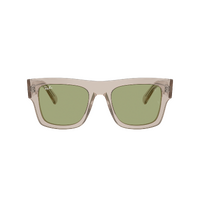 Ray-Ban RB2217M F71282-53 Scuderia Ferrari Collection Transparent Light Brown / Green Lenses