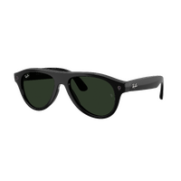 Ray-Ban x Meta (Gen 3) Aviator RW4016 601/1M-54 Shiny Black / Graphite Green Transition Photochromic Lenses