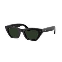 Ray-Ban x Meta (Gen 3) Zena RW4015 601/1M-49 Shiny Black / Graphite Green Transition Photochromic Lenses
