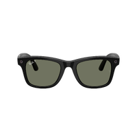 Ray-Ban x Meta (Gen 3) Wayfarer RW4011 601/9A-50 Shiny Black / G15 Green Polarised Lenses