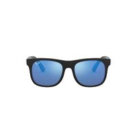 Ray-Ban Junior RJ9069S 702855-48 Justin Black / Blue Mirror Lenses