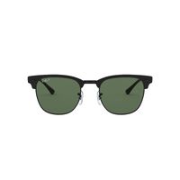 Ray-Ban RB3716 186/58-51 Clubmaster Metal Matte Black On Black / G-15 Green Polarised Lenses