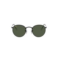 Ray-Ban RB3447 919931-53 Round Metal Black / Green Classic G-15 Lenses