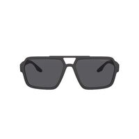 Prada Linea Rossa PS01XS DG002G-59 Black Rubber / Dark Grey Polarised Lenses
