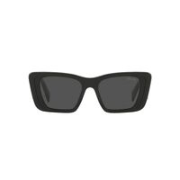 Prada PR08YS 1AB5S0-51 Black / Dark Grey Lenses