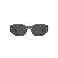 Versace VE2235 100287-51 Transparent Dark Grey / Dark Grey Lenses