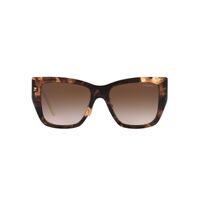 Prada PR21YS 07R6S1-54 Caramel Tortoise / Brown Gradient Lenses