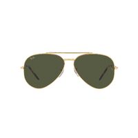 Ray-Ban RB3625 919631-62 New Aviator Gold / Green Lenses