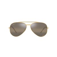 Ray-Ban RB3625 9196G5-58 New Aviator Legend Gold / Brown Gradient Mirror Chromance Polarised Lenses