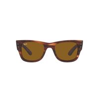 Ray-Ban RB0840S 954/33-51 Mega Wayfarer Striped Havana / Brown Lenses