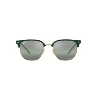 Ray-Ban RB4416 6655G4-51 New Clubmaster Green On Gold / Silver Green Mirror Chromance Polarised Lenses