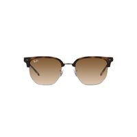 Ray-Ban RB4416 710/51-53 New Clubmaster Havana On Gunmetal / Clear Gradient Brown Lenses