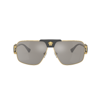 Versace VE2251 10026G-63 Gold / Light Grey Mirror Silver Lenses