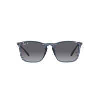 Ray-Ban RB4187 6592T3-54 Chris Transparent Blue / Grey Gradient Polarised Lenses