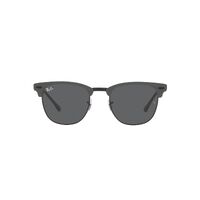 Ray-Ban RB3716 9256B1-51 Clubmaster Metal Grey On Black / Dark Grey Lenses