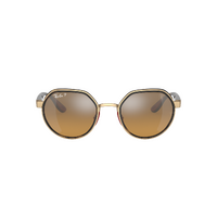Ray-Ban RB3703M F076A2-51 Scuderia Ferrari Collection Gold / Grey Brown Polarised Lenses