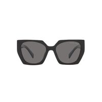 Prada PR15WS 1AB5Z1-54 Black w Green Temple / Dark Grey Polarised Lenses