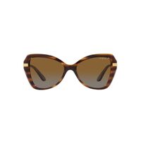 Vogue VO5479S 1508T5-53 Striped Dark Havana / Grey Gradient Brown Polarised Lenses