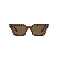 Burberry Briar BE4392U 396673-52 Brown Check / Dark Brown Lenses